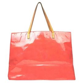 Louis Vuitton Große rote Vernis Reade GM Tote Bag mit Monogramm Andere