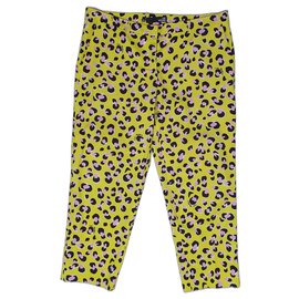Love Moschino Pantalones, polainas Multicolor Amarillo
