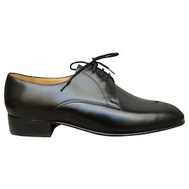 Autre Marque Derby Marbiot con suola in cuoio, Nuova Condizione, P 43 Nero