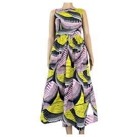Marc Cain Vestidos Negro Rosa Amarillo