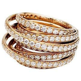 Rose gold and diamonds de Grisogono "Allegra" ring. Other