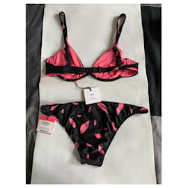 Diane Von Furstenberg-Swimwear-Black,Pink