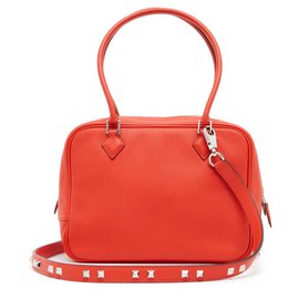 Hermès-FEATHER TPM AND 2021 MINI DOG STRAP CAPUCINE-Red