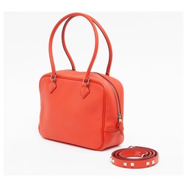 Hermès-FEATHER TPM AND 2021 MINI DOG STRAP CAPUCINE-Red