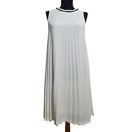 Mads Norgaard White Pleated Dress White