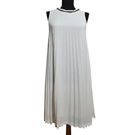 Robe plissée blanche Mads Norgaard Blanc