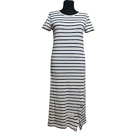 Abito a righe in cotone Thom Browne Multicolore