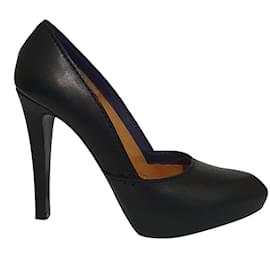 Givenchy Leather Heels Dark Grey Dark grey