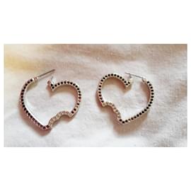 Swarovski-Boucles d'oreilles-Argenté
