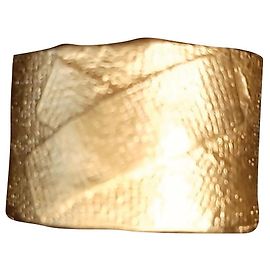 Autre Marque Vergoldeter Bandring Größe 54 Golden