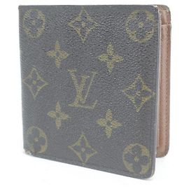 Louis Vuitton Monogram Bifold Geldbörse Herren Marco Florin Slender Multiple 43LV713 Andere