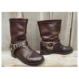 Dolce & Gabbana-Dolce & Gabanna p boots 36-Brown