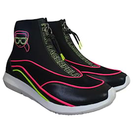 Karl Lagerfeld-sneakers-Noir,Multicolore