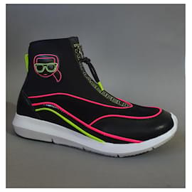 Karl Lagerfeld-sneakers-Noir,Multicolore