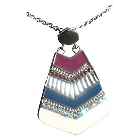 Collier Christian Lacroix avec Strass et Émail Multicolore