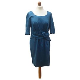 Moschino Cheap and Chic bow dress Green