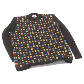 YVES SAINT LAURENT Pull Noir Laine multicolore YSL Auth ar4088 Noir Multicolore