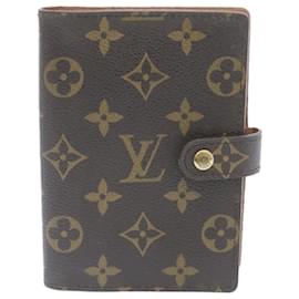 Louis Vuitton-LOUIS VUITTON Monogram Agenda PM Day Planner Cover R20005 LV Auth yk1779-Autre
