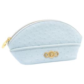 GIANNI VERSACE Sonnengesicht Kosmetiktasche Hellblau Strauß Auth ar4135 Hellblau