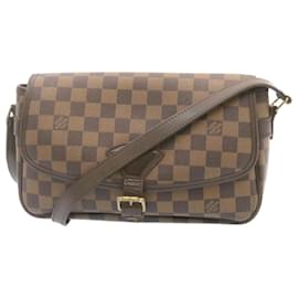 Louis Vuitton-LOUIS VUITTON Damier Ebene Sologne Shoulder Bag N48079 LV Auth 23261-Other