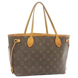 Louis Vuitton-LOUIS VUITTON Monogram Neverfull PM Tote Bag M41245 Auth LV 22939-Autre