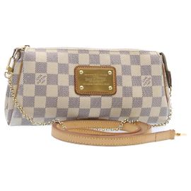 Louis Vuitton Damier Azur Eva 2Way Schulter-Handtasche N55214 LV Auth 23309 Andere