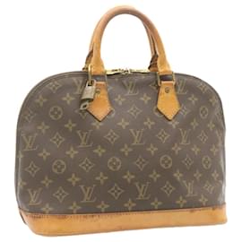 Louis Vuitton-Bolsa de mão M LOUIS VUITTON com monograma Alma M51130 LV Auth q010-Monograma