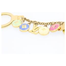 Louis Vuitton-LOUIS VUITTON Porte Cles Chainne Pastille Bag Charm Multicolor M65386 Autentica q049-Multicolore,D'oro