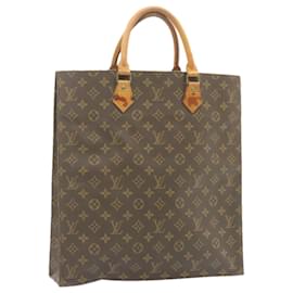 Louis Vuitton-LOUIS VUITTON Monogram Sac Plat Hand Bag M51140 LV Auth ki851-Other