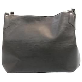 Louis Vuitton-LOUIS VUITTON Epi Mandara MM Sac à Bandoulière Noir M58892 auth 22773-Noir