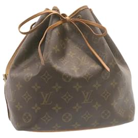 Louis Vuitton-Bolsa de ombro LOUIS VUITTON Monogram Petit Noe M42226 LV Auth th1390-Outro