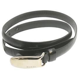 Gucci-Cinturón de cuero de Gucci 2Establecer autenticación marrón negro3661-Castaño,Negro