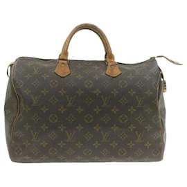 Louis Vuitton-Louis Vuitton Monogram Speedy 35 Hand Bag M41524 LV Auth 21858-Other