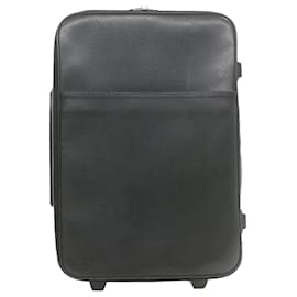 Louis Vuitton-LOUIS VUITTON Taiga Pegase 55 Carrier Suitcase M23302 Ardoise LV Auth 21442-Black