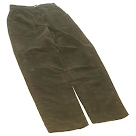Fendi-FENDI Corduroy Trousers Pants Black Auth ar3950-Black