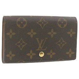LOUIS VUITTON Monogram Porte Monnaie Zip Wallet M61735 LV Auth gt786 Other