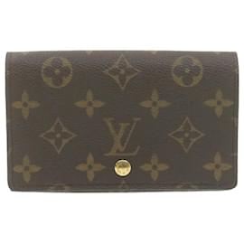 Louis Vuitton-Cartera M con cremallera y monograma Porte Monnaie de LOUIS VUITTON61735 LV Auth gt786-Otro