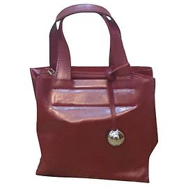 Furla mini leather bag Dark red