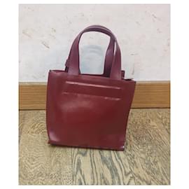 Furla-Furla mini leather bag-Dark red