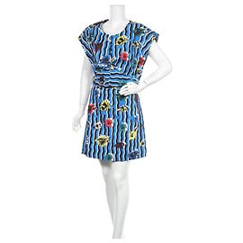 Robe en coton Bimba & Lola Bleu Multicolore L Bleu Multicolore