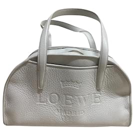 Loewe-Vintage Bowling Bag-White