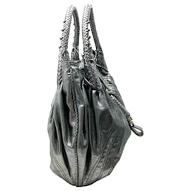 Fendi-Fendi Silver Spy Leather Shoulder Bag-Silvery
