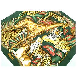 Pañuelo Salvatore Ferragamo Verde