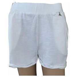 Shorts de Moletom Patrizia Pepe Branco Algodão Branco