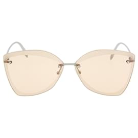 Alexander Mcqueen-Aviator-Style Sunglasses-Silvery,Metallic