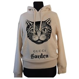 Gucci Sweatshirt Garden Mystic Cat Weiß