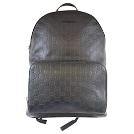 Gucci-Gucci supreme backpack-Black
