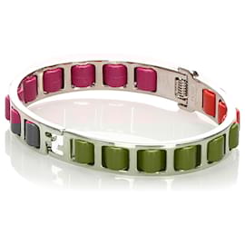 Fendi-Fendi Silver Zucca Bangle-Silvery,Multiple colors