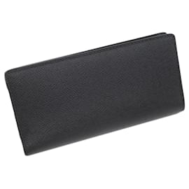 Louis Vuitton-Louis Vuitton Black Taiga Brazza Wallet-Black