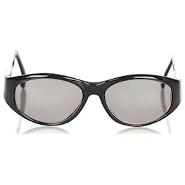 Fendi-Fendi Black Round Tinted Sunglasses-Black